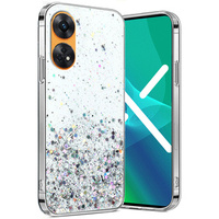 Чoхол до Oppo Reno8 T, Glittery, прозорий