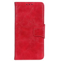 Откидной чехол для Asus Zenfone Max M2 ZB633, Leather Flexi Book, красный