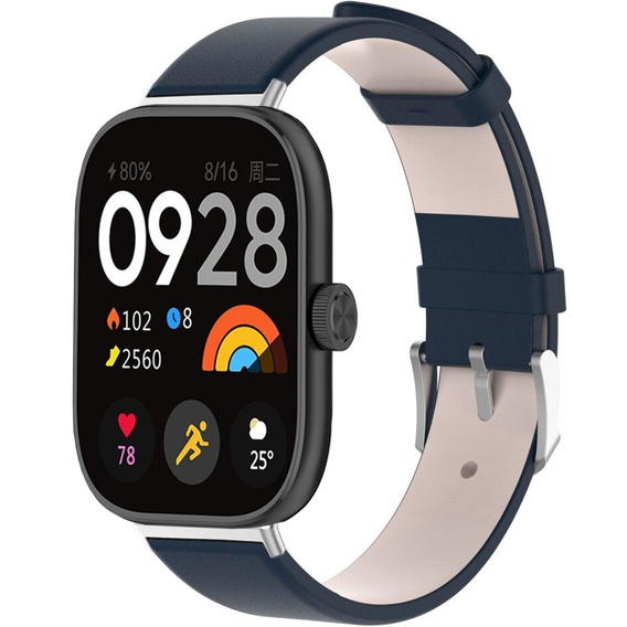 Шкіряний ремінець для Xiaomi Redmi Watch 4 / Smart Band 8 Pro