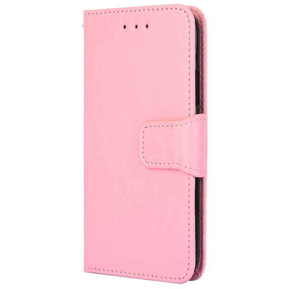 Откидной чехол для TCL 305i, PU Leather Wallet Case, розовый