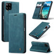 Чехол CASEME для Samsung Galaxy A12 / M12 / A12 2021, Leather Wallet Case, синий