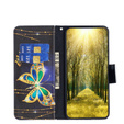 Чохол-книжка для Samsung Galaxy A15, Wallet, jewelry butterfly + скло 9H  