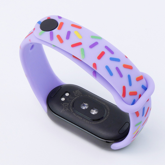 Силиконовый ремешок для Xiaomi Smart Mi Band 8 / Xiaomi Smart Mi Band 9