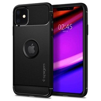 Чoхол Spigen до iPhone 11, Rugged Armor, чорний