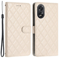 Откидной чехол для Oppo A38 4G / Oppo A18 4G, Wallet, BINFEN COLOR, бежевый