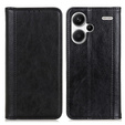 Чехол до Xiaomi Redmi Note 13 Pro+, Wallet Litchi Leather, чёрный