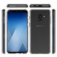 Чехол до Samsung Galaxy A8 2018, Fusion Hybrid, прозрачный