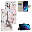 Откидной чехол для Samsung Galaxy M15 5G, Wallet, Eiffel Tower