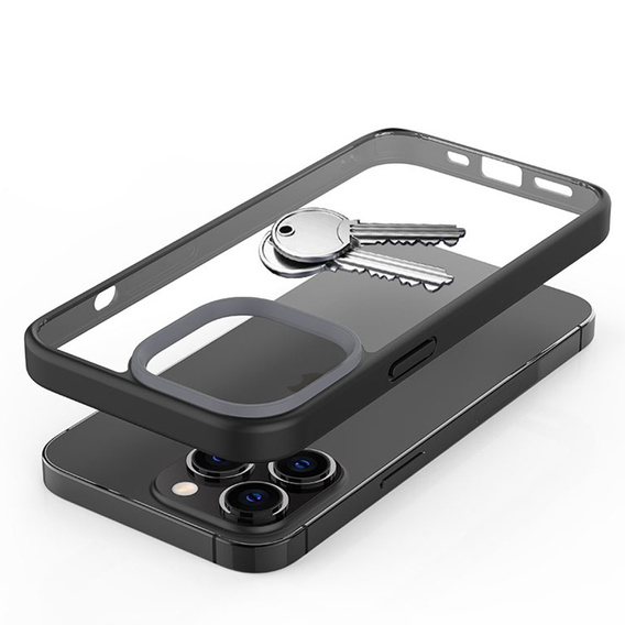 Чехол до iPhone 13 Pro Max, ERBORD Hybrid Case, чёрный