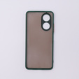 Тонкий корпус для Oppo A78 5G, Slim, прозрачный / зелёный