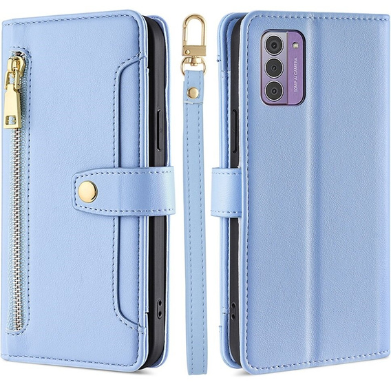 Чохол-книжка для Nokia G42, Wallet Zipper Pocket, м'яти