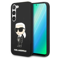 Чoхол Karl Lagerfeld до Samsung Galaxy S23, Silicone Ikonik, чорний