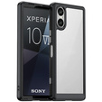 Чoхол до Sony Xperia 10 VI, Fusion Hybrid, прозорий / чорний