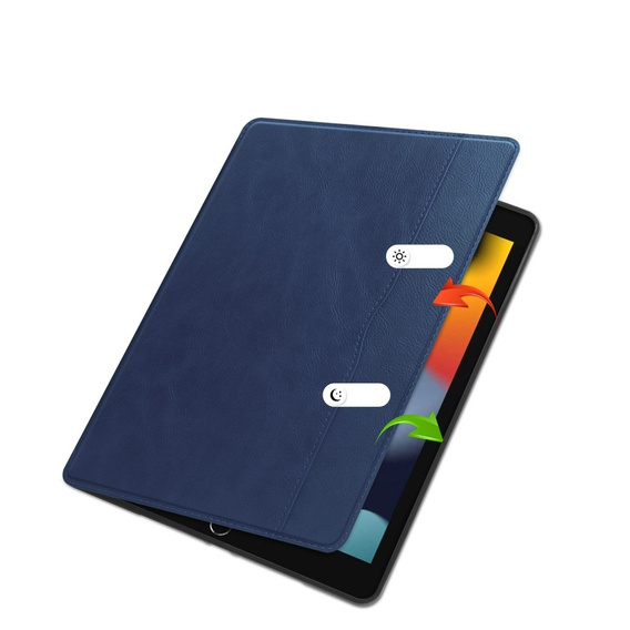 Чехол для iPad 10.2 2021 / 2020 / 2019, Business Card and Pen Slot, синий