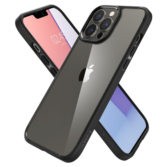 Чехол Spigen до iPhone 13 Pro, Ultra Hybrid, Мэтт чёрный