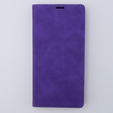 Чохол для iPhone 15 Pro Max, ERBORD Vintage, гаманець з клапаном, фіолетовий