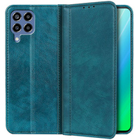 Чехол до Samsung Galaxy M33 5G, Wallet Litchi Leather, зелёный