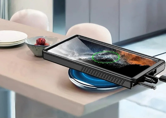 Водонепроницаемый чехол IP68 для Samsung Galaxy S25, чёрный