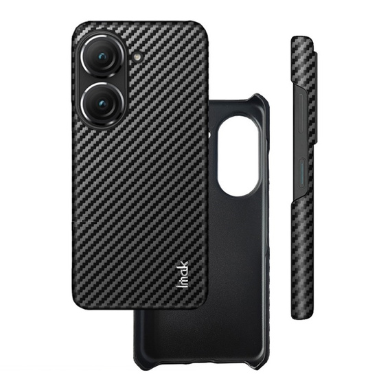 Чoхол IMAK до Asus Zenfone 9 5G / 10 5G, Ruiyi Series Case Carbon, чорний