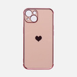 Чoхол до Apple iPhone 13, Electro heart, рожевий rose gold