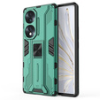 Чехол до Honor 70 5G, Military kickstand, зелёный