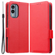 Чохол-книжка для Nokia X30 5G, Wallet Litchi Magnet Case, червоний