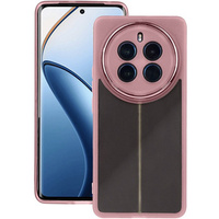 Тонкий корпус для Realme 12 Pro 5G / 12 Pro+ 5G, Slim, прозрачный / розовый