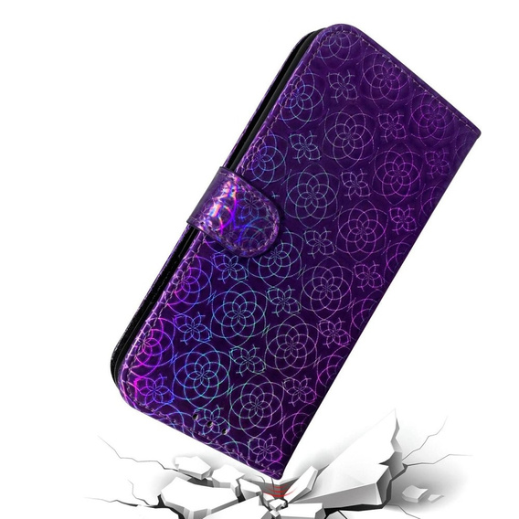 Чохол-книжка для Oppo A17, Wallet mandala, фіолетовий