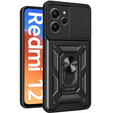 Чехол NOX Camera Slide Xiaomi Redmi 12, CamShield Slide, чёрный
