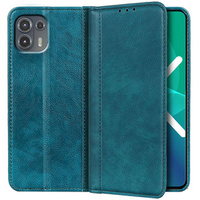 Чехол до Motorola Edge 20 Lite, Wallet Litchi Leather, зелёный