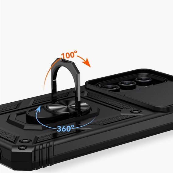 Чохол NOX Camera Slide Samsung Galaxy A15 4G / 5G, CamShield Slide, чорний