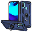 Бронированный Чехол до Motorola Moto E20/E30/E40, Nox Case Ring, синий