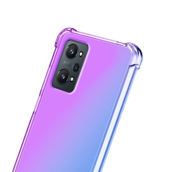 Чехол для Realme GT 2 5G / GT Neo 2 / GT Neo 3T, Gradient Dropproof, Фиолетовый / синий