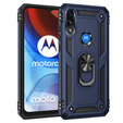 Броньований Чoхол до Motorola Moto E7 Power / E7i Power, Nox Case Ring, темно-синій