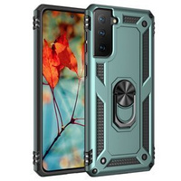 Бронированный Чехол до Samsung Galaxy S21, Nox Case Ring, зелёный