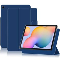 Чехол для Samsung Galaxy Tab S6 Lite Tri-fold, Magnetic smartcase, темно-синий