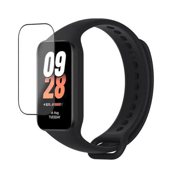 2x Гибридное стекло ERBORD для Xiaomi Smart Mi Band 8 Active