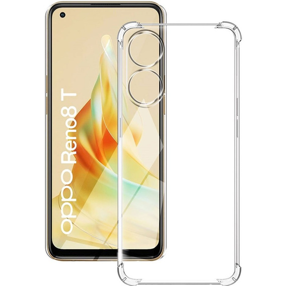 Чехол до Oppo Reno8 T, Dropproof, прозрачный