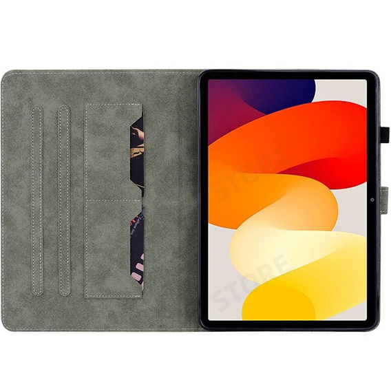 Чехол до Xiaomi Redmi Pad SE 11", Wallet Pen Slot, чёрный