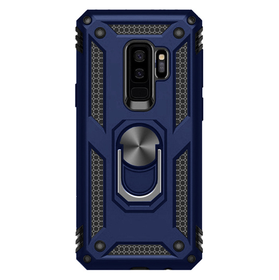 Бронированный Чехол до Samsung Galaxy S9+ Plus, Nox Case Ring, синий