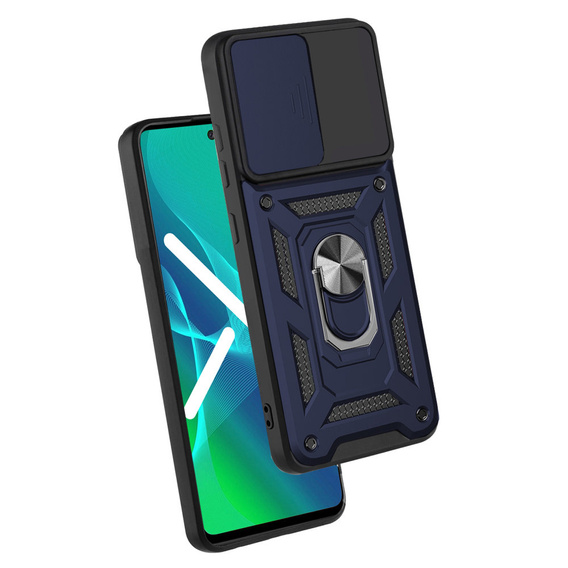 Чехол NOX Camera Slide Oppo Reno 6 5G, CamShield Slide, синий