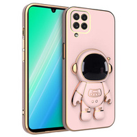 Чехол до Samsung Galaxy A22 4G, Astronaut, розовый rose gold