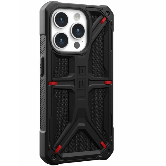 чохол Urban Armor Gear для iPhone 15 Pro, Monarch, Kevlar чорний