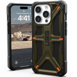 чехол Urban Armor Gear для iPhone 15 Pro, Monarch, Kevlar зелёный