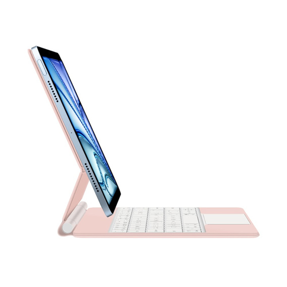 Чехол-клавиатура для iPad Air 11" 2024, Magnetic Keyboard Touchpad, розовый