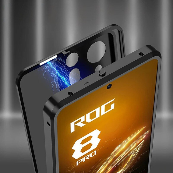 Чохол для ASUS ROG Phone 8 Pro, Frame Case, чорний