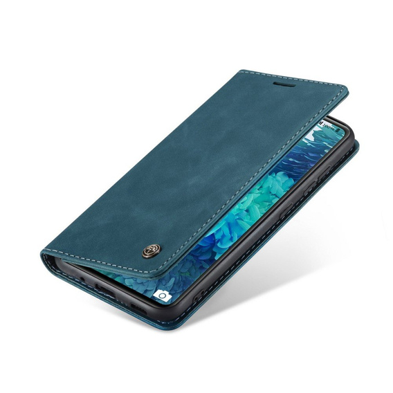 Чехол CASEME для Samsung Galaxy S20 FE, Leather Wallet Case, зелёный