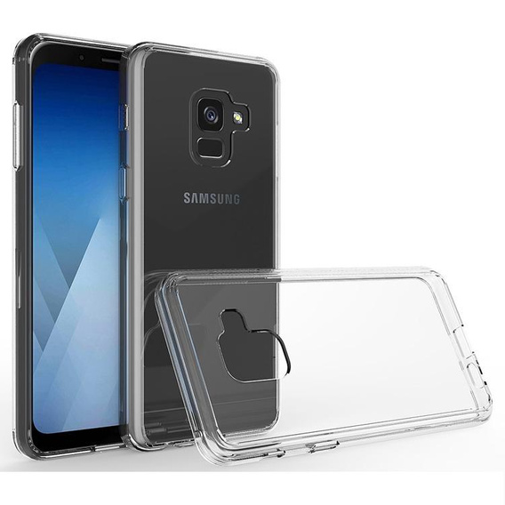 Чoхол до Samsung Galaxy A8 2018, Fusion Hybrid, прозорий