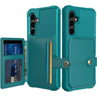 Чохол для Samsung Galaxy S23 FE, Card Holder Kickstand, зелений