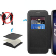 Откидной чехол для Samsung Galaxy S25+ Plus, RFID Wallet MagSafe CamShield, чёрный